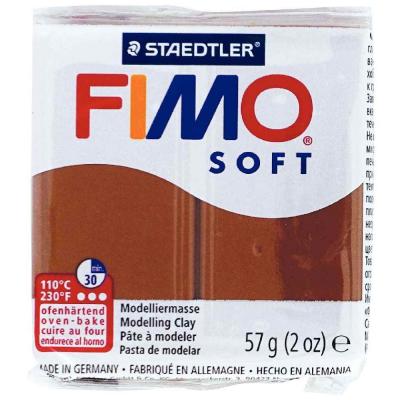 DTM LOISIRS CREATIFS P&acirc;te Fimo soft Marron caramel 7 - 56 gr - Fimo - couleur variant