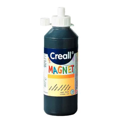 CREALL Flacon de 250 ml de peinture magn&eacute;tique noire - noir
