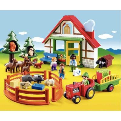 Playmobil 5058 Coffret maison foresti&egrave;re avec animaux