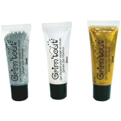OZ  International - Tube Degel Paillete Pour Visage - Lot De 3