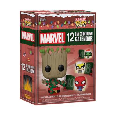 FUNKO Figurine Pop  Marvel Countdown Pocket POP! calendrier Marvel 12-Day - Figurines Pop - FK80990 