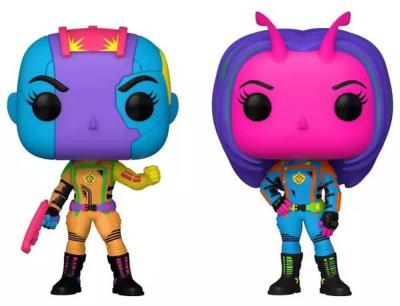  Figurine Funko Pop! N&deg; - Les Gardiens De La Galaxie 3 - Pop 4/12 (blklt) 2pk