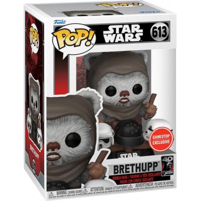  Figurine Pop! N&deg; - Star Wars : Le Retour Du Jedi - Ewok Avec Casque