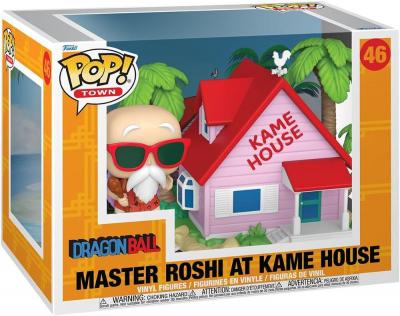 FUNKO Figurine  Pop Town Dragon Ball Master Roshi at Kame House 