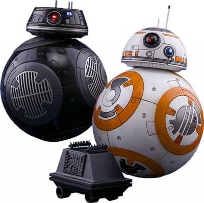 HEO Figurine Hot Toys - Star Wars Episode VIII - Bb-8 & Bb-9e - Twin Pack 