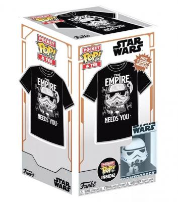  Star Wars Pocket Pop! & Tee Set Figurine Et T-Shirt Stormtrooper (Kd)