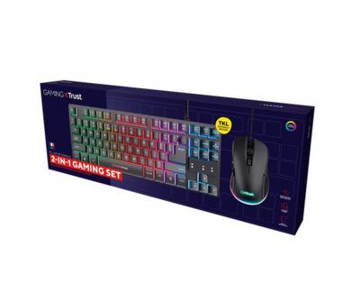 TRUST INTERNATIONAL BV Trust Pack Gaming Clavier Thado + Souris Filaire Ybar-Accessoire-PC