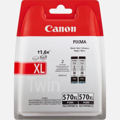 CANON  PGI-570 INK 2-PACK BLACK BLISTER