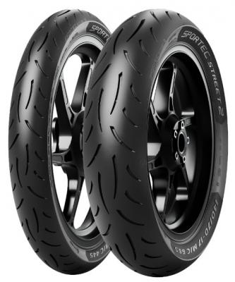 METZELER PNEU  SPORTEC STREET 2 70/90R17 38S TL,Diagonal,Avant-Arri&egrave;re