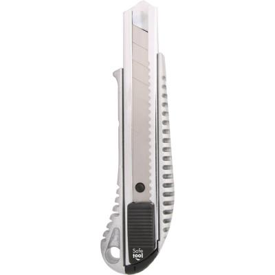  Cutter - M&eacute;tal - Lame de 18mm - Ergonomique - Autobloquant - Loisirs cr&eacute;atifs - Bureau 