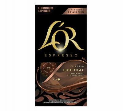 L OR  espresso flavours chocolat x10 52gr