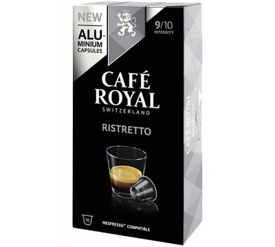 CAFE ROYAL 10 capsules compatibles Nespresso&reg; Ristretto - Caf&eacute; Royal - S&eacute;lection Rouge (Italien) 