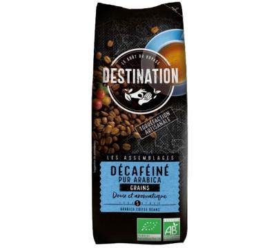 DESTINATION 250 g caf&eacute; en grain D&eacute;caf&eacute;in&eacute; n&deg;9 bio -  - Caf&eacute; de Grandes Marques 