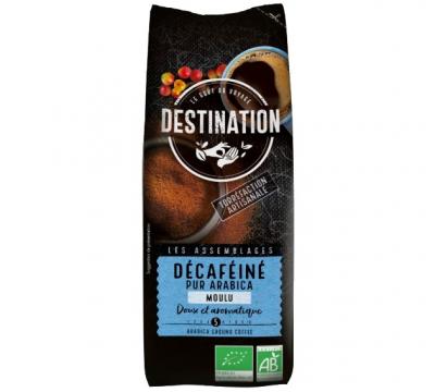 DESTINATION  Doux D&eacute;caf&eacute;in&eacute; Caf&eacute; Moulu Arabica Bio 250g