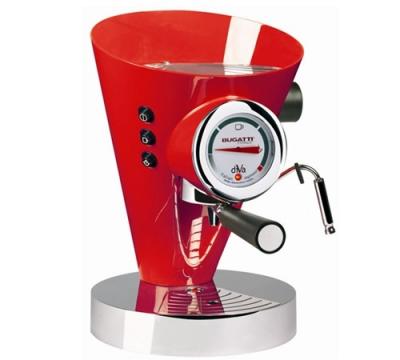 BUGATTI Machine &agrave; caf&eacute; expresso Diva de couleur Rouge 