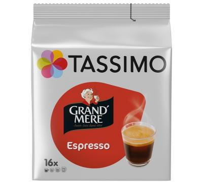 GRAND MERE Tassimo Dosette Caf&eacute; - Grand'M&egrave;re Espresso - 16 Boissons (16 Tdiscs)