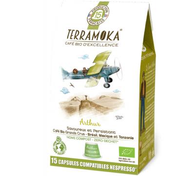 TERRA MOKA Capsules  x15 ARTHUR compostab