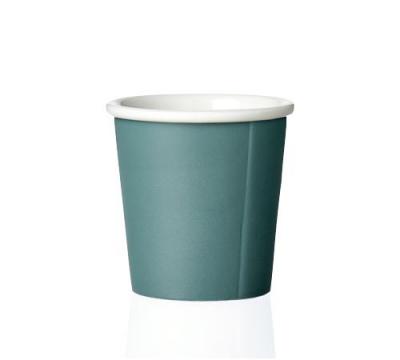VIVA SCANDINAVIA  - Anna - Tasse en Porcelaine Vert Fonc&eacute; 0,80 ml