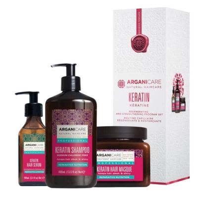 ARGANICARE  - Coffret Trio R&eacute;parateur Shampooing + Masque S&eacute;rum 1 unit&eacute;