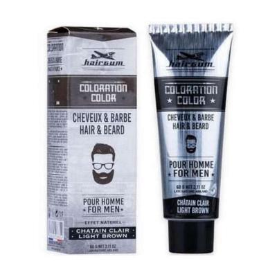 HAIRGUM Coloration Cheveux & Barbe Ch&acirc;tain Clair N&deg;5.1  60 gr
