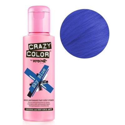 CRAZY COLOR Coloration semi-permanente Blue sky  100ML