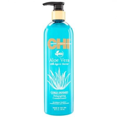 CHI  Apr&egrave;s-shampooing d&eacute;m&ecirc;lant boucles d&eacute;finies &agrave; l'aloe vera 739 ml