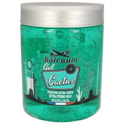 HAIRGUM  Gel fixant cheveux Cactus, fixation extra-forte ,  Gel 500ml