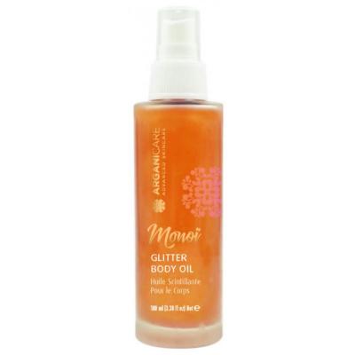 ARGANICARE  Huile S&egrave;che Paillet&eacute;e Mono&iuml; Solaire 