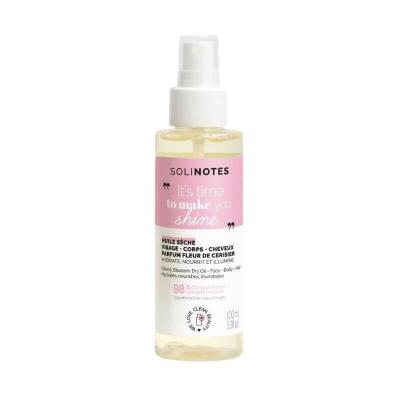 SOLINOTES Huile S&egrave;che Fleur de Cerisier  100ml