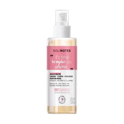 SOLINOTES Huile S&egrave;che Rose  100ml