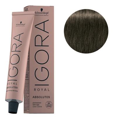 SCHWARZKOPF  Igora Royal Absolutes Teinture Cheveux Nro 7-10 60ml