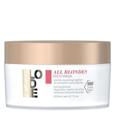 SCHWARZKOPF  Blondme Keratin Restore All Blondes Rich Masque 200ml