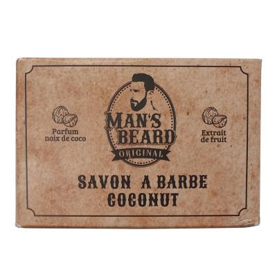MAN S BEARD Man's Beard Savon Exfoliant Barbe Coconut Man's Beard