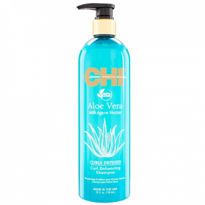 CHI  Shampoing Aloe Vera pour cheveux boucl&eacute;s 739 ml T.U