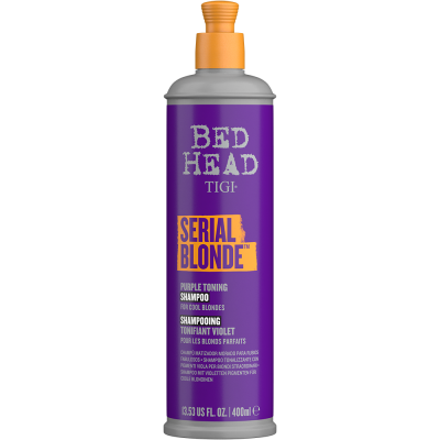 TIGI Bed Head Shampooing violet pour cheveux blonds Genial Serial