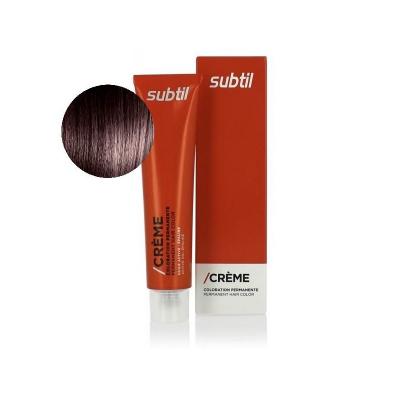 GENERIQUE Tube Coloration Subtil Cr&egrave;me 60 ML - 4,45 - Ch&acirc;tain Cuivr&eacute; Acajou