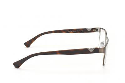 EMPORIO ARMANI  Homme  EA1027 3003 Montures optiques M&eacute;tal Gris Carr&eacute; Normale