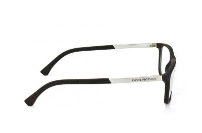 EMPORIO ARMANI  Homme  EA3069 5063 Montures optiques Inject&eacute; Noir Carr&eacute; Normale