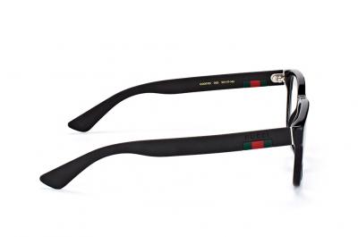 GUCCI  Homme  GG0011O 005 Montures optiques Plastique Noir Carr&eacute;