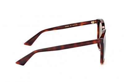 GUCCI Lunettes de soleil  Gg0024s col. 002 Femme Carr&eacute; Havana