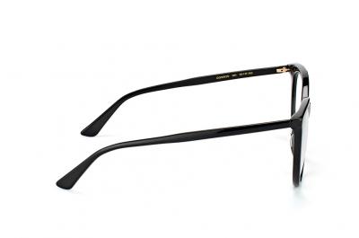 GUCCI  Femme  GG0093O 001 Montures optiques Plastique Noir Transparent Ronde