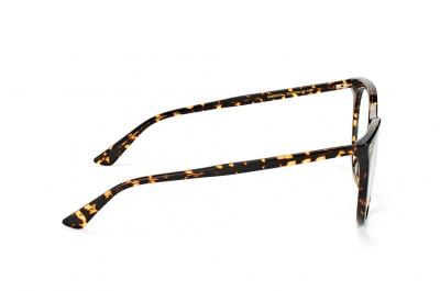 GUCCI  Femme  GG0093O 002 Montures optiques Plastique Havane Transparent Ronde