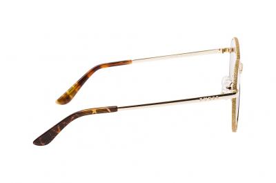GUESS Lunettes de soleil  Gu7556 col. 32f Femme Ronds Or