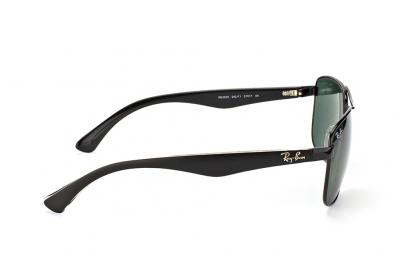 RAY BAN Lunettes de soleil Ray-ban Rb3533 col. 002/71 Hommes Carr&eacute; Noir