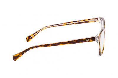 RAY BAN Ray - Ban Femme RX5362 5082 Montures optiques Ac&eacute;tate Marron Transparent Papillon Normale