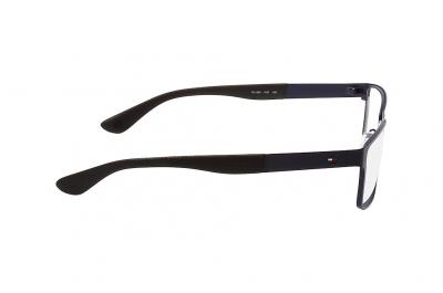 TOMMY HILFIGER  Homme  TH 1543 PJP Montures optiques Acier Bleu Carr&eacute;