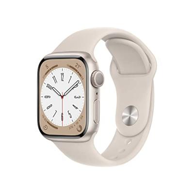 Montre connect&eacute;e APPLE WATCH 41MM Alu/Lumiere Stellaire Series 8