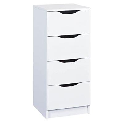 Altobuy Jenny Blanc - Commode 4 Tiroirs