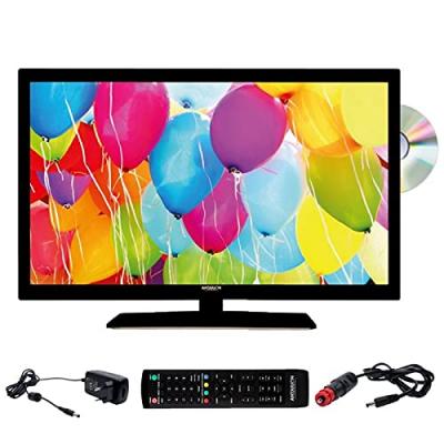 ANTARION  TV LED 22" 55cm 4K DVD int&eacute;gr&eacute; Compatible 12V