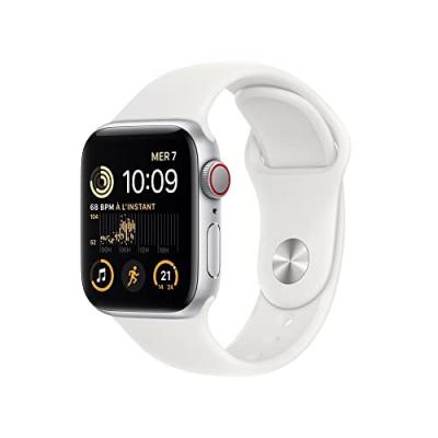 Montre connect&eacute;e Apple Watch SE GPS + Cellular 40mm Silver